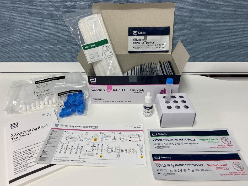 Abbott Rapid Nasal Antigen Test Kits (25 tests)
